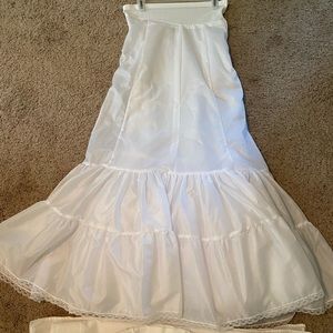 A-Line Silhouette Slip and Garment Bag